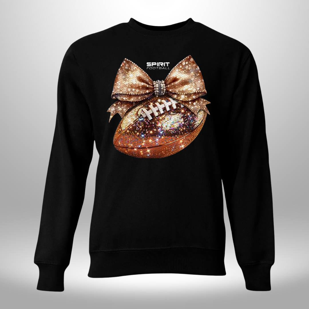Spirit Ignite Tackle GLITTER Football T-Shirt