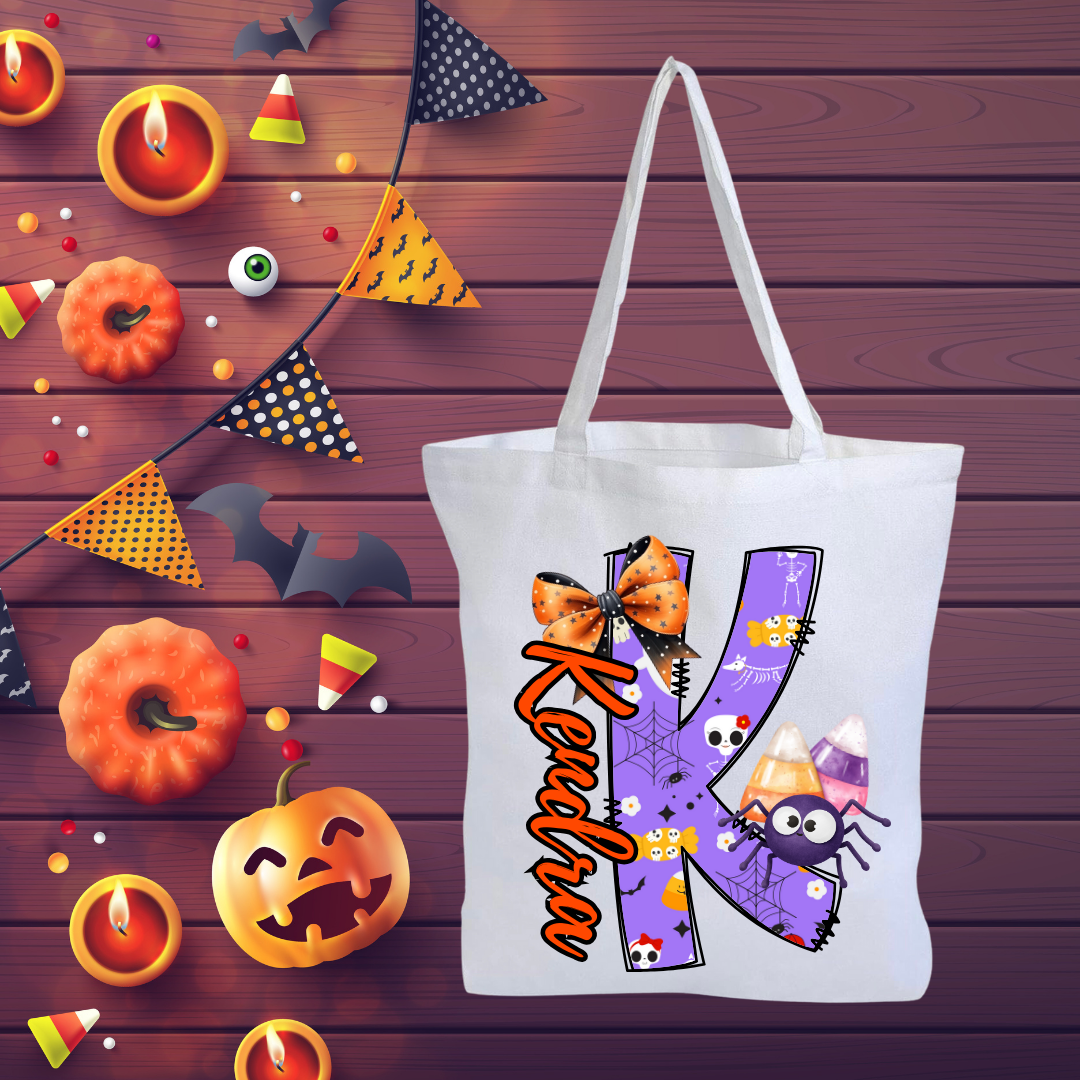 Personalized Halloween Trick Or Treat Bags