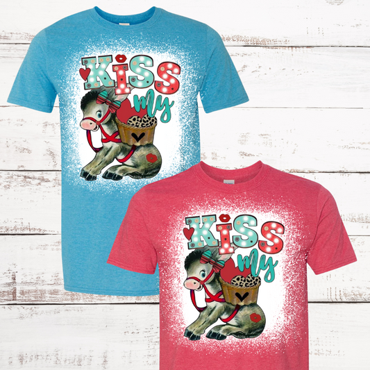 Kiss My A$$ Bleached T-Shirt