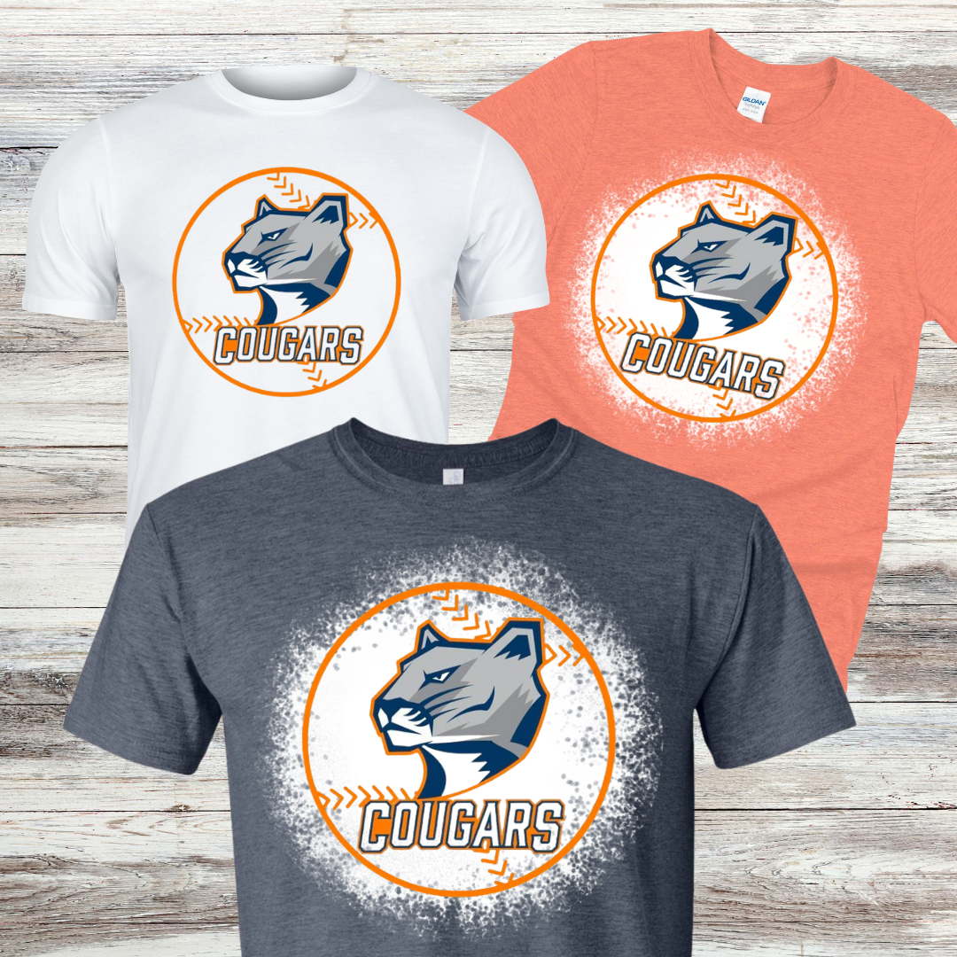 Gross Catholic Baseball Logo Bleached Shirt
