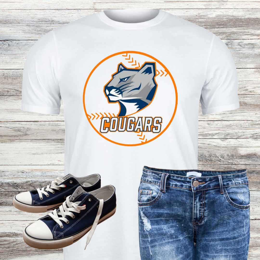 Gross Catholic Baseball Logo Bleached Shirt