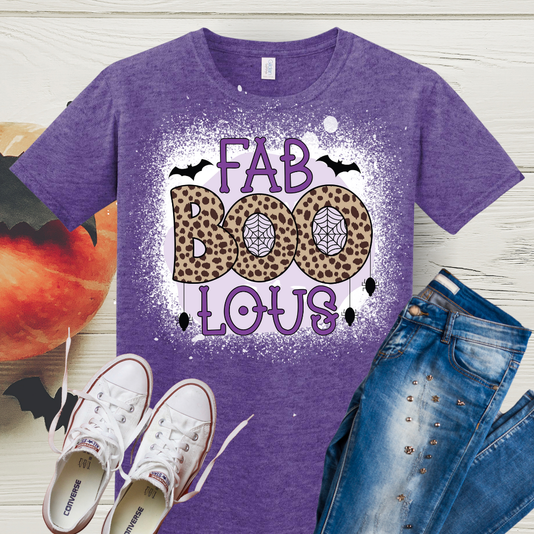 Faboolous Halloween Bleached Tee