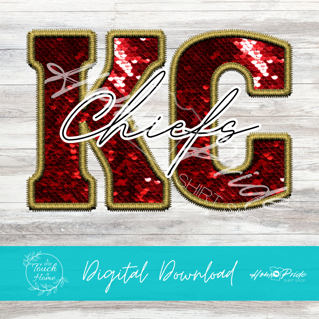 KC Bowl Bundle of 4 Faux Sequins Embroidered Sublimation Designs