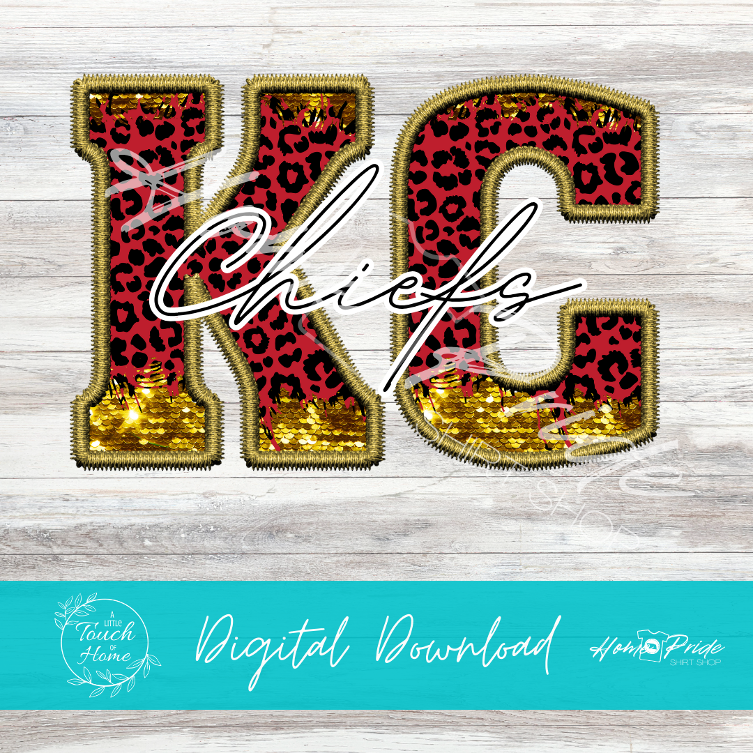 KC Bowl Bundle of 4 Faux Sequins Embroidered Sublimation Designs