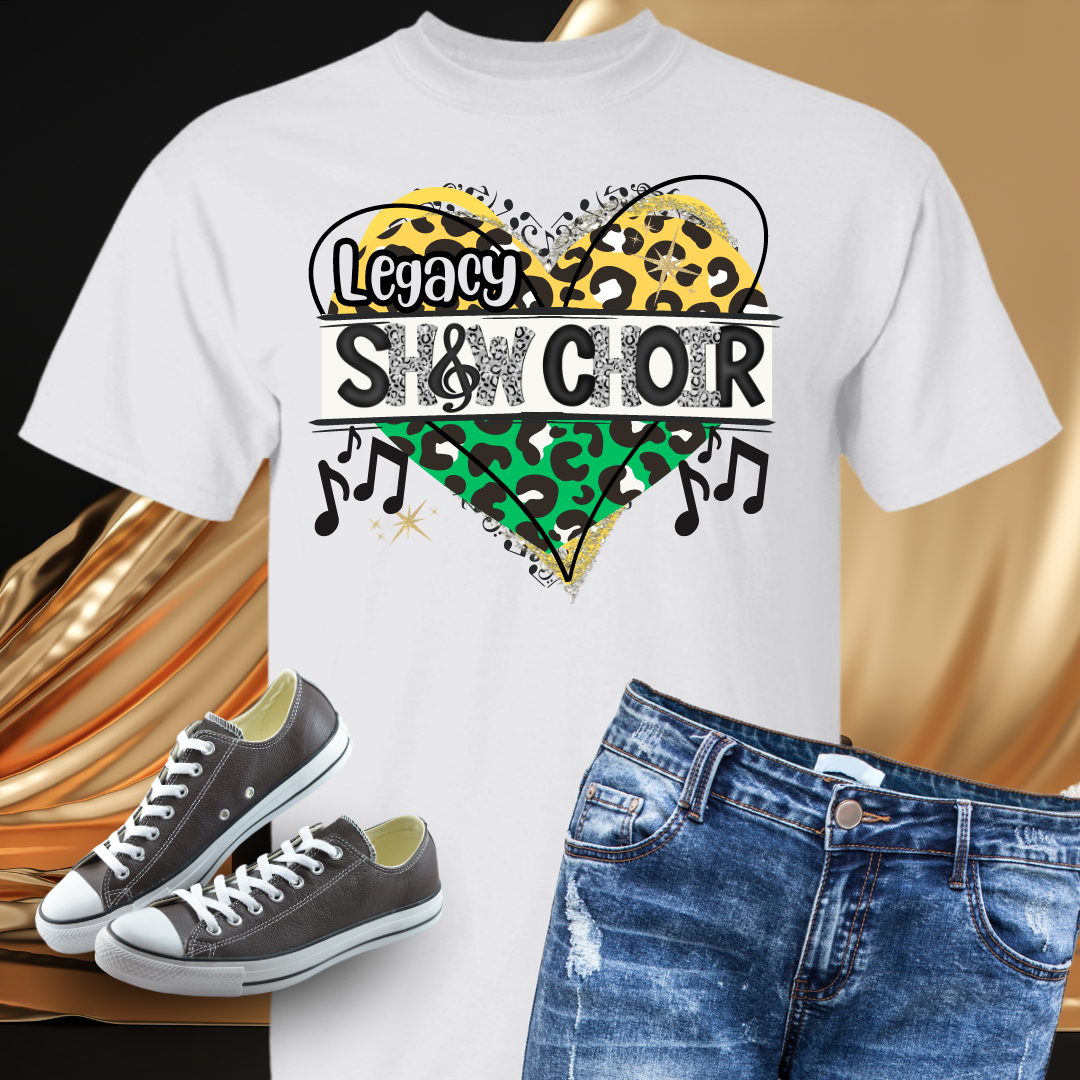 Jefferson Legacy Show Choir Heart T-Shirt