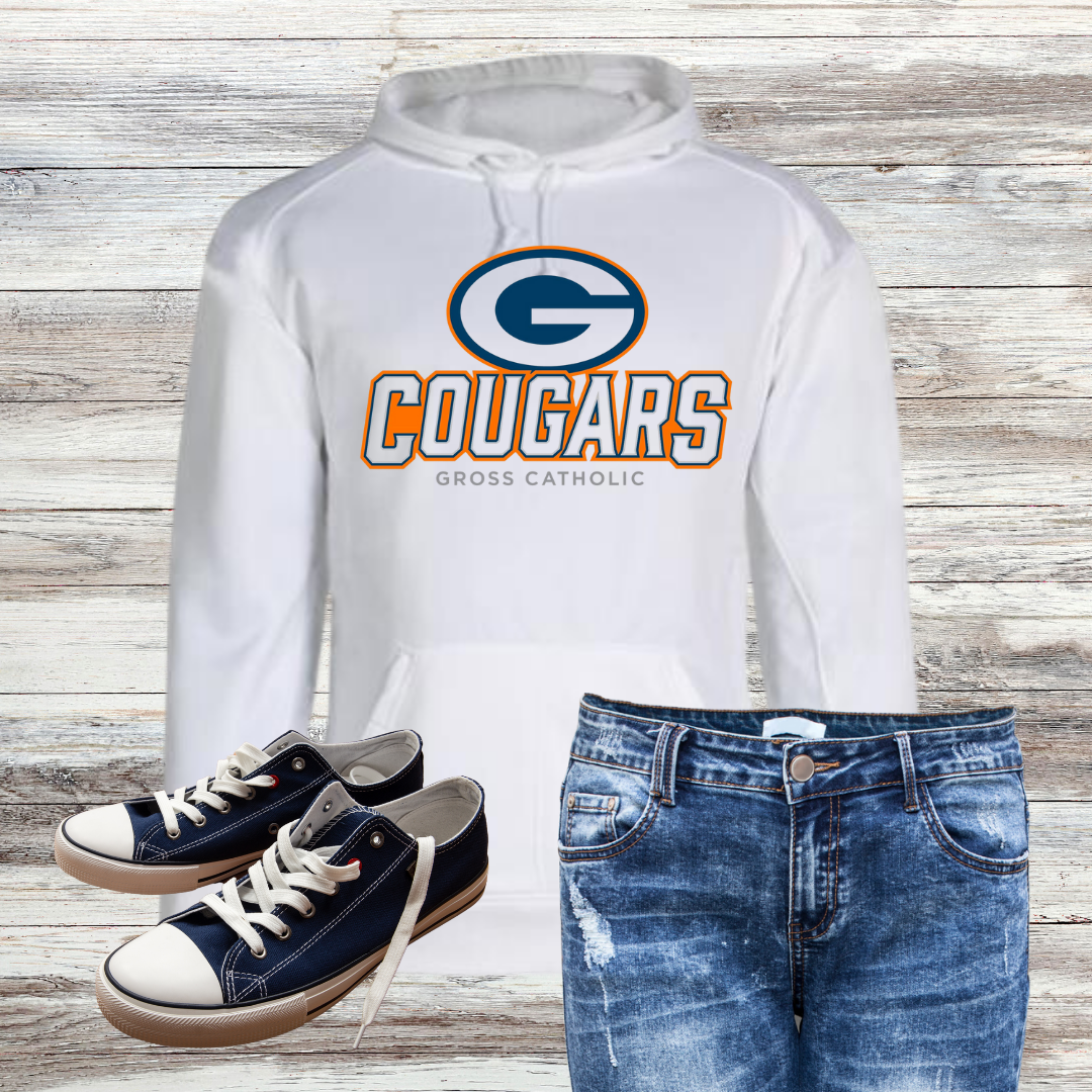 Gross Catholic Cougars G Logo Performance Hoodie