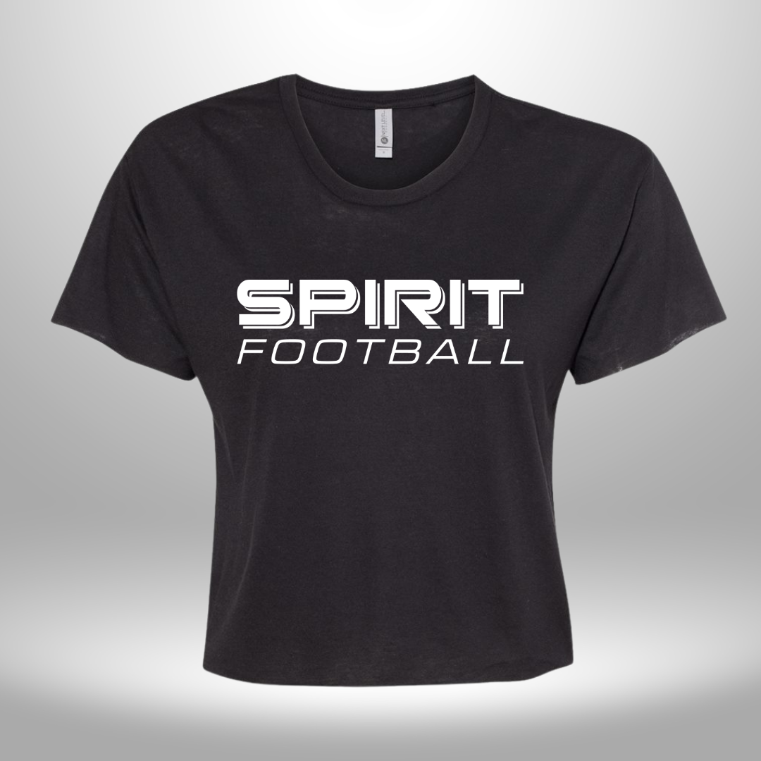 Spirit Football Women's Crop T-Shirt
