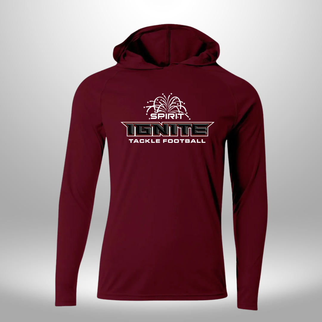 Spirit Football Ignite Performance Long Sleeve Hooded