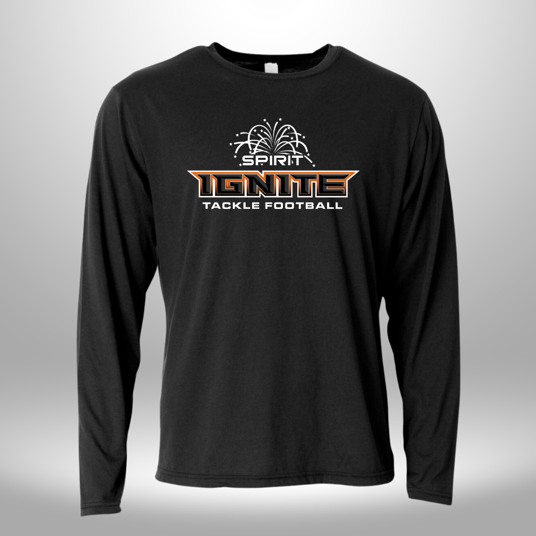 Spirit Ignite Tackle Football Long Sleeve Performance T-Shirt