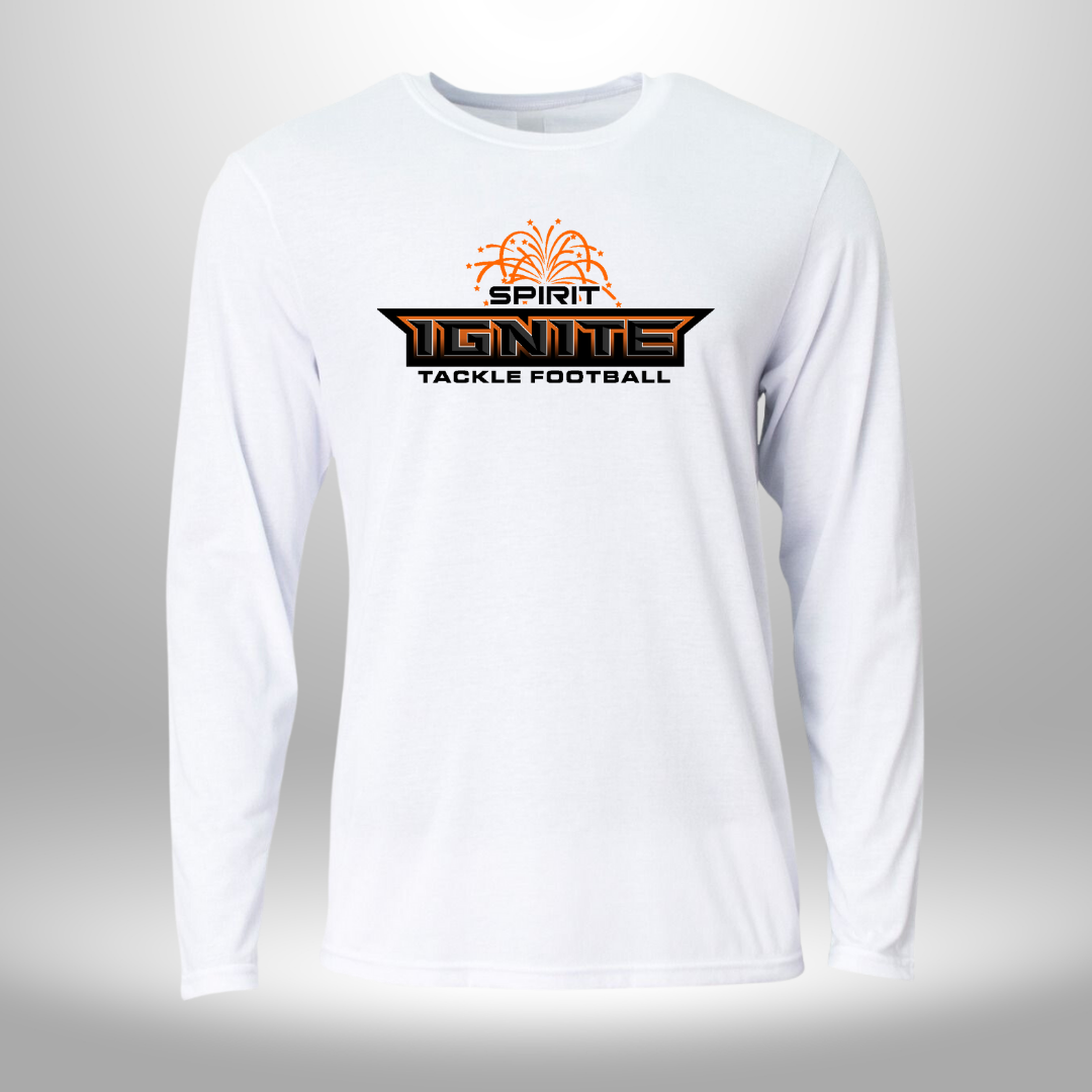 Spirit Ignite Tackle Football Long Sleeve Performance T-Shirt