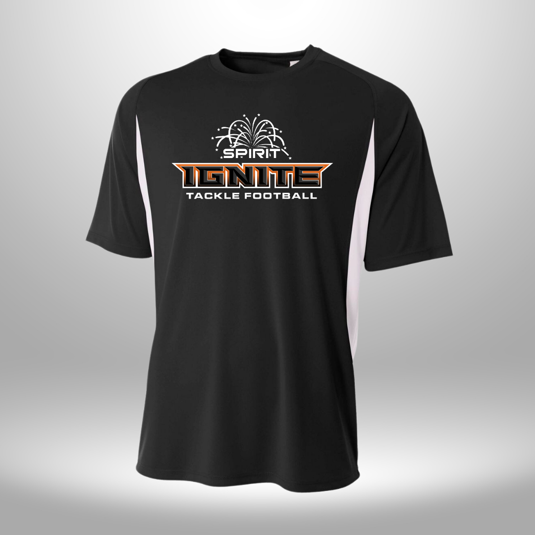 Spirit Ignite Tackle Football Performance Color Block T-Shirt