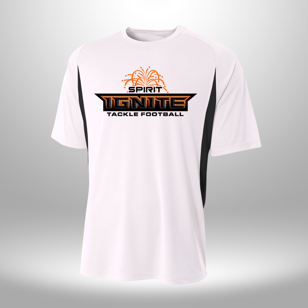 Spirit Ignite Tackle Football Performance Color Block T-Shirt