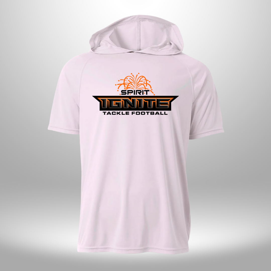 Spirit Football Ignite Performance Short Sleeve Hooded