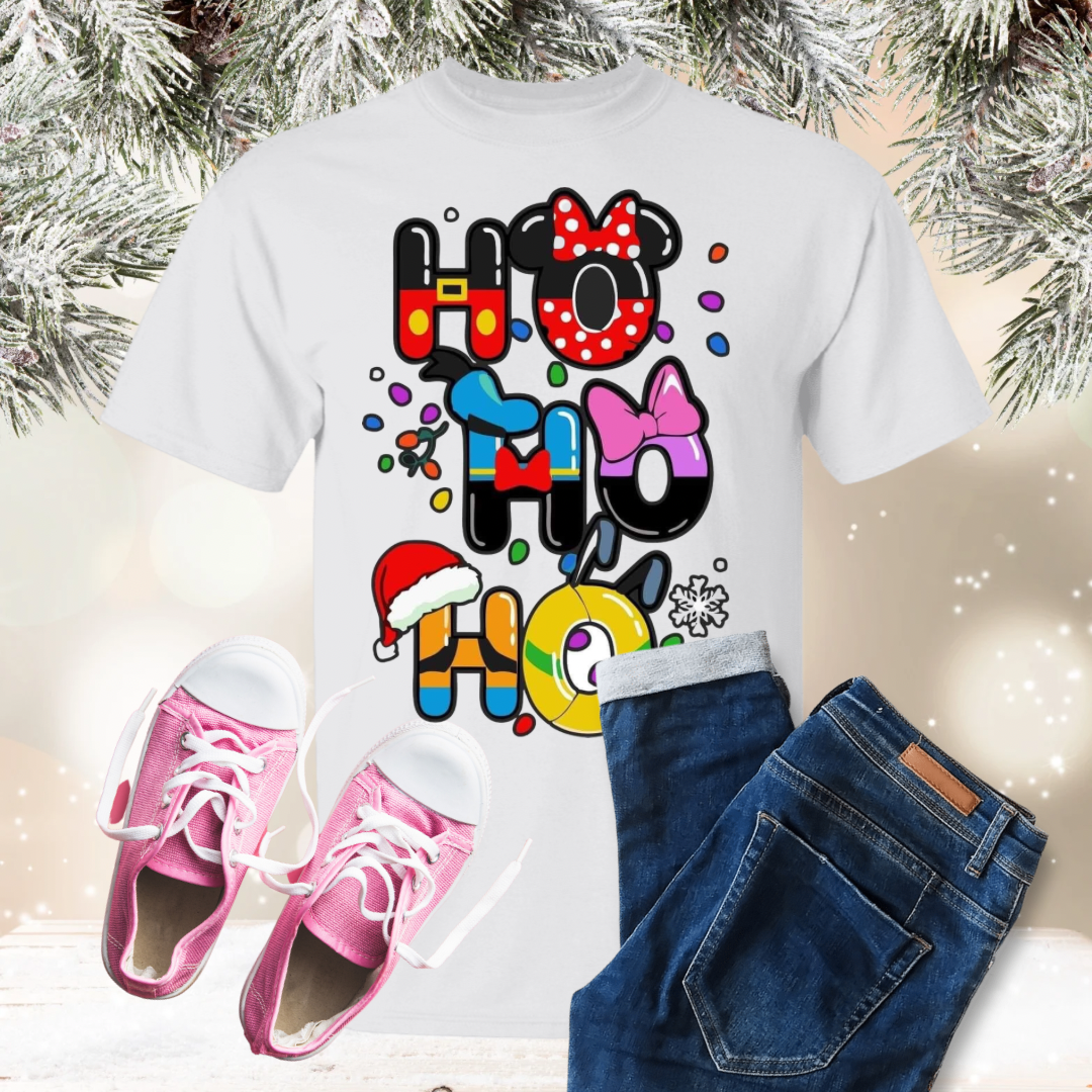 Ho Ho Ho Character Toddler and Youth TShirt