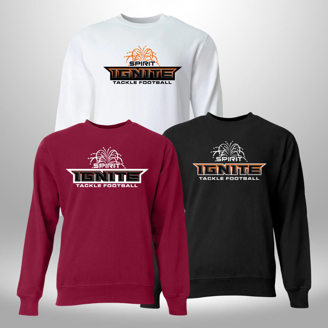 Spirit Football Ignite Crew Neck Sweatshirt