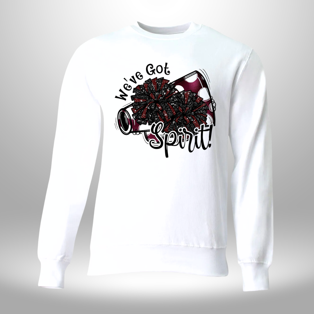 Spirit Ignite Tackle Football We've Got Spirit GLITTER T-Shirt, Crew Neck or Hoodie