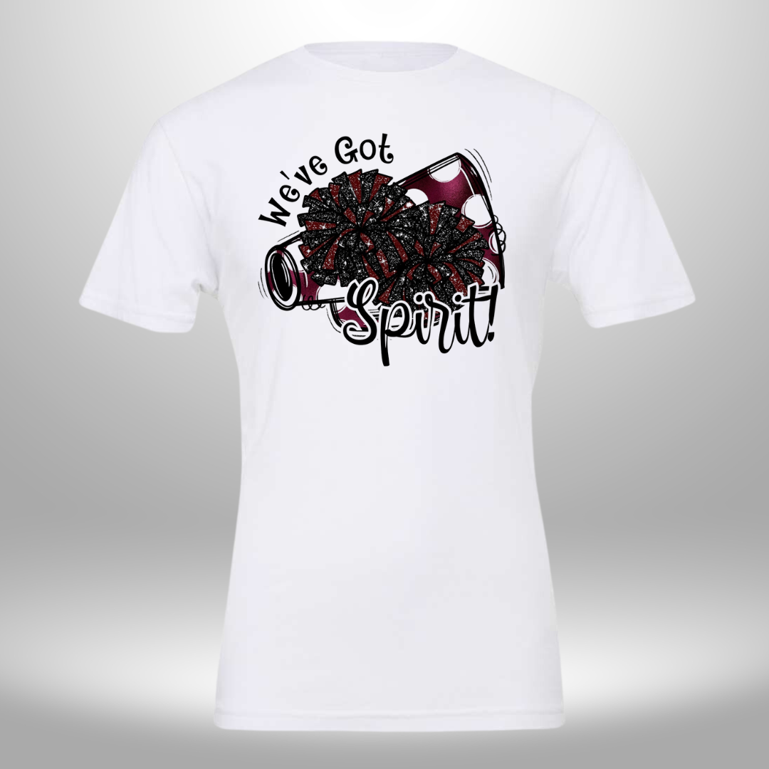 Spirit Ignite Tackle Football We've Got Spirit GLITTER T-Shirt, Crew Neck or Hoodie