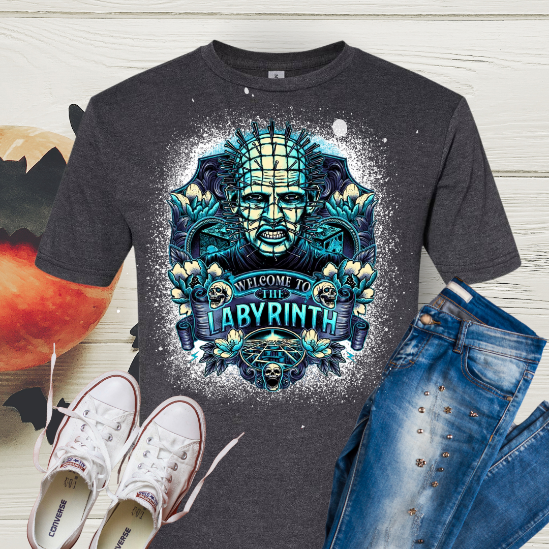 Halloween Character Bleached Tees