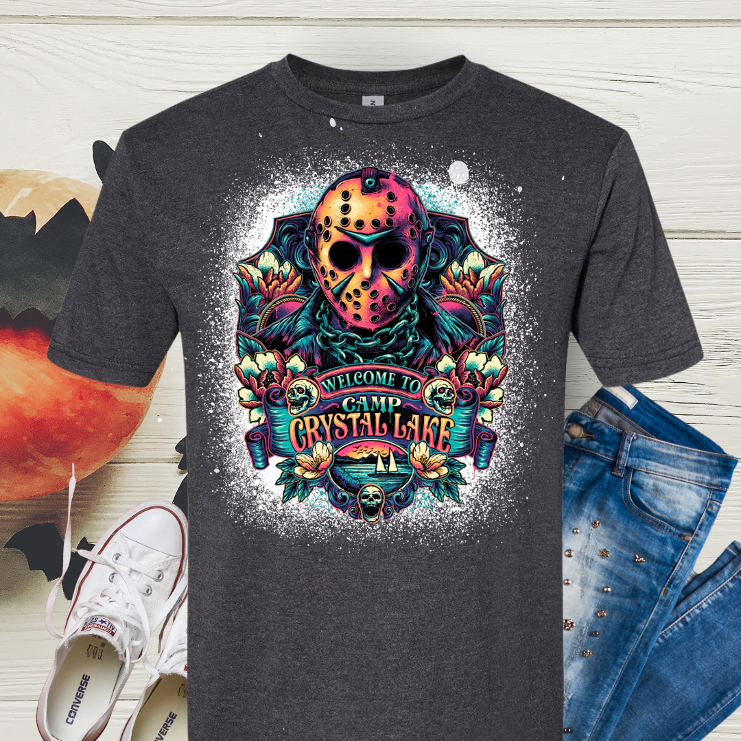 Halloween Character Bleached Tees
