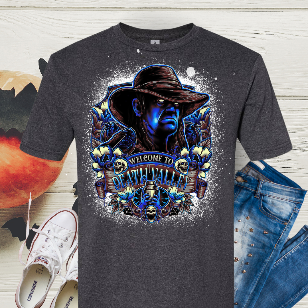 Halloween Character Bleached Tees