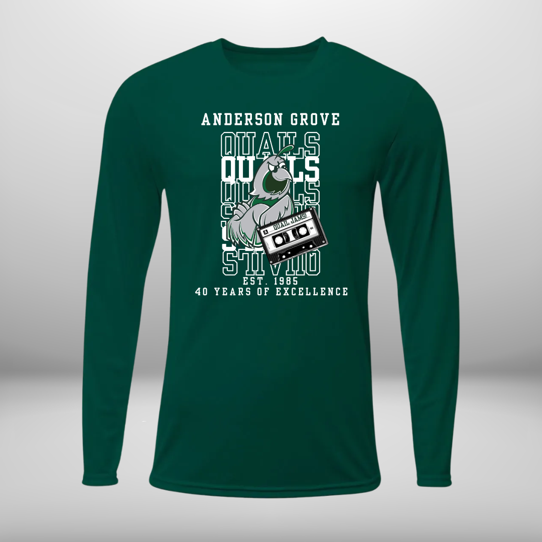 Anderson Grove Elementary School Long Sleeve Performance T-Shirt