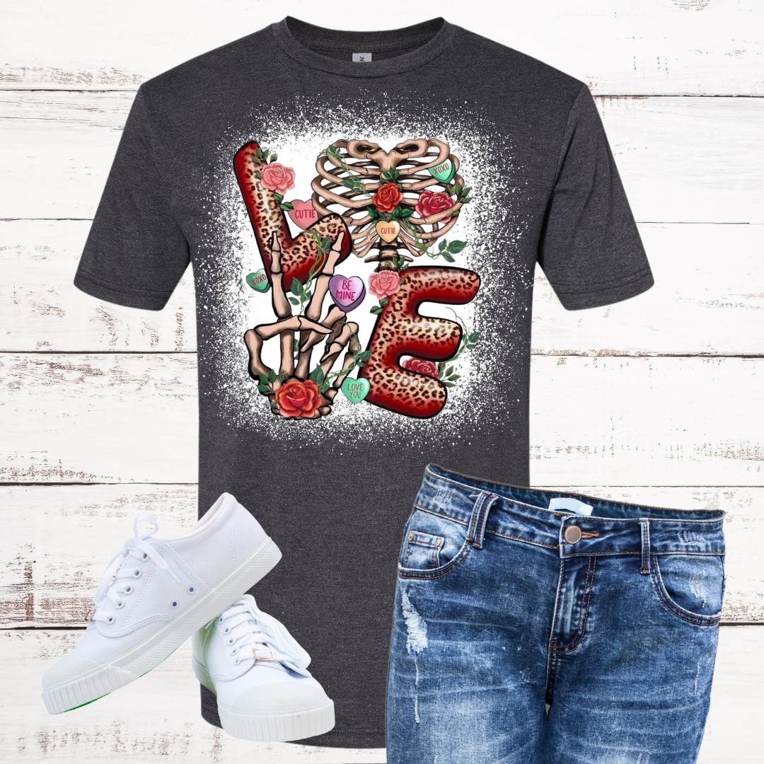 Love Bleached T-Shirt