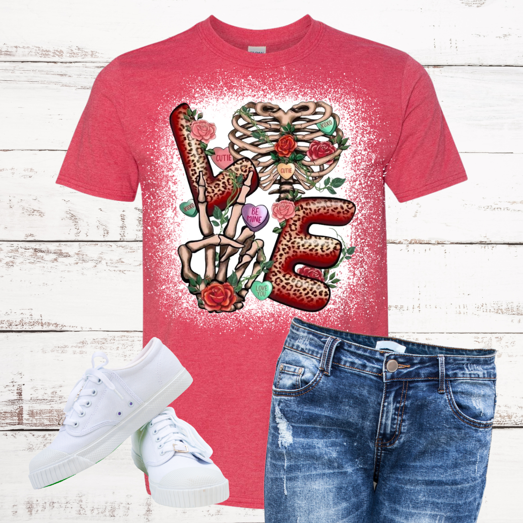 Love Bleached T-Shirt