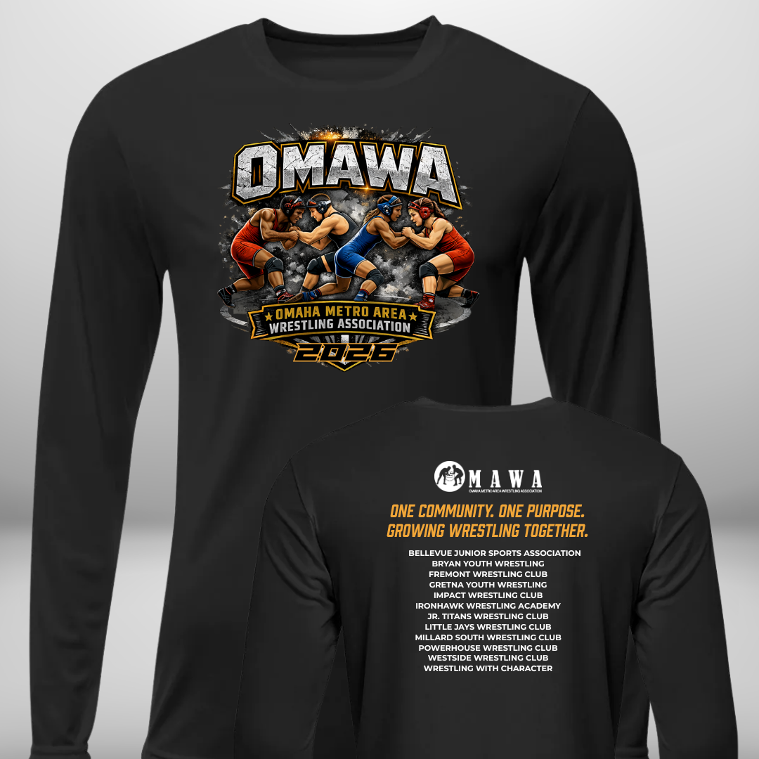 OMAWA Limited Edition Club Long Sleeve Performance T-Shirt