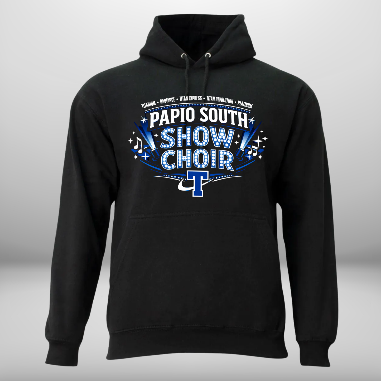 Papio South Show Choir T-Shirt,Crewneck, QTR Zip, or Hoodie