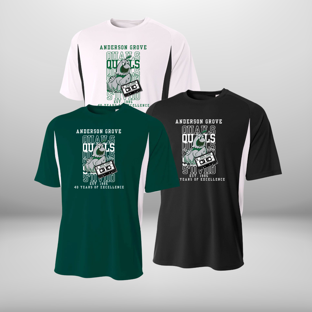 Anderson Grove Elementary School Performance Color Block T-Shirt