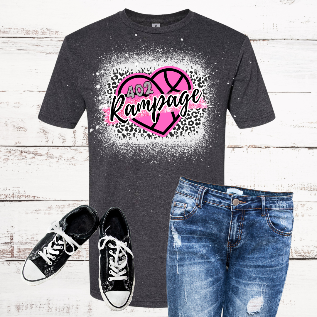 402 Rampage Basketball Leopard T-Shirt