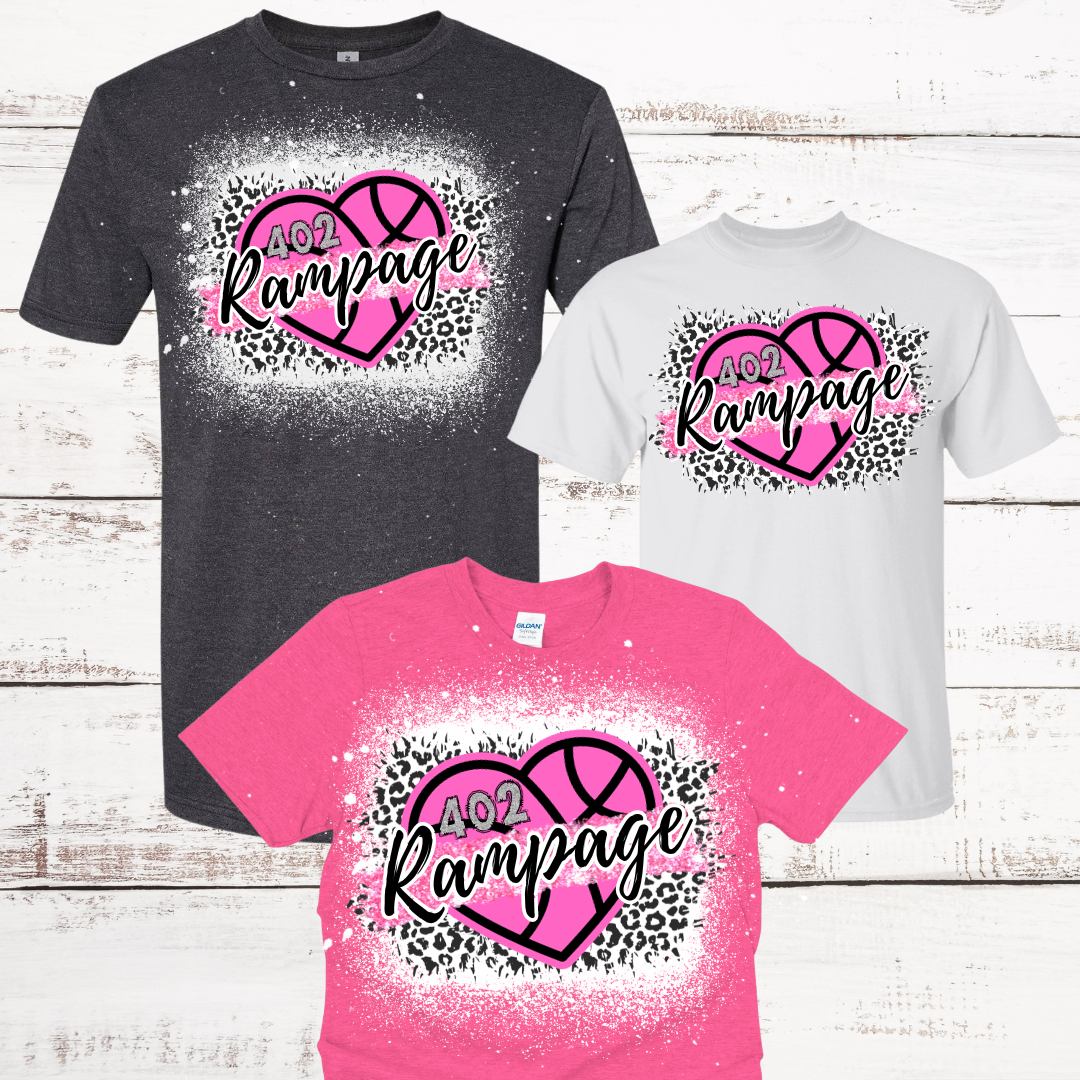 402 Rampage Basketball Leopard T-Shirt