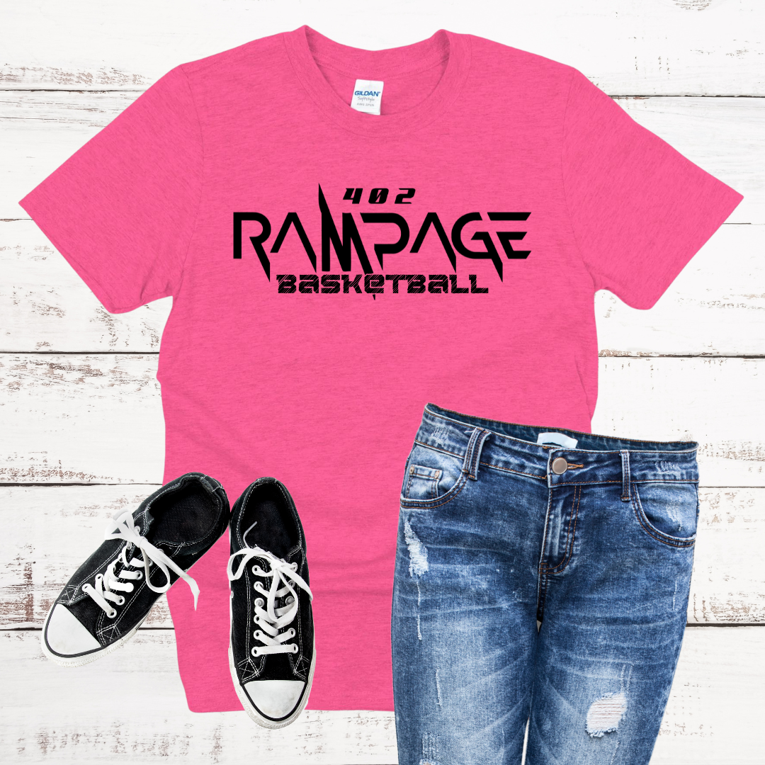 Rampage Basketball Logo T-Shirt