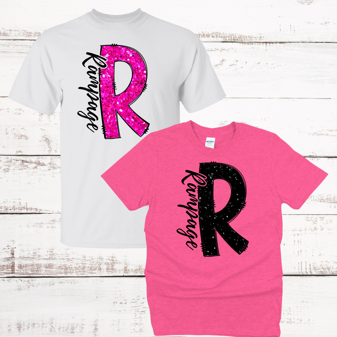 Rampage Basketball Faux Glitter T-Shirt