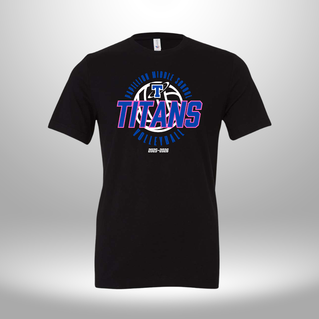 PAPILLION MIDDLE SCHOOL VOLLEYBALL TSHIRT