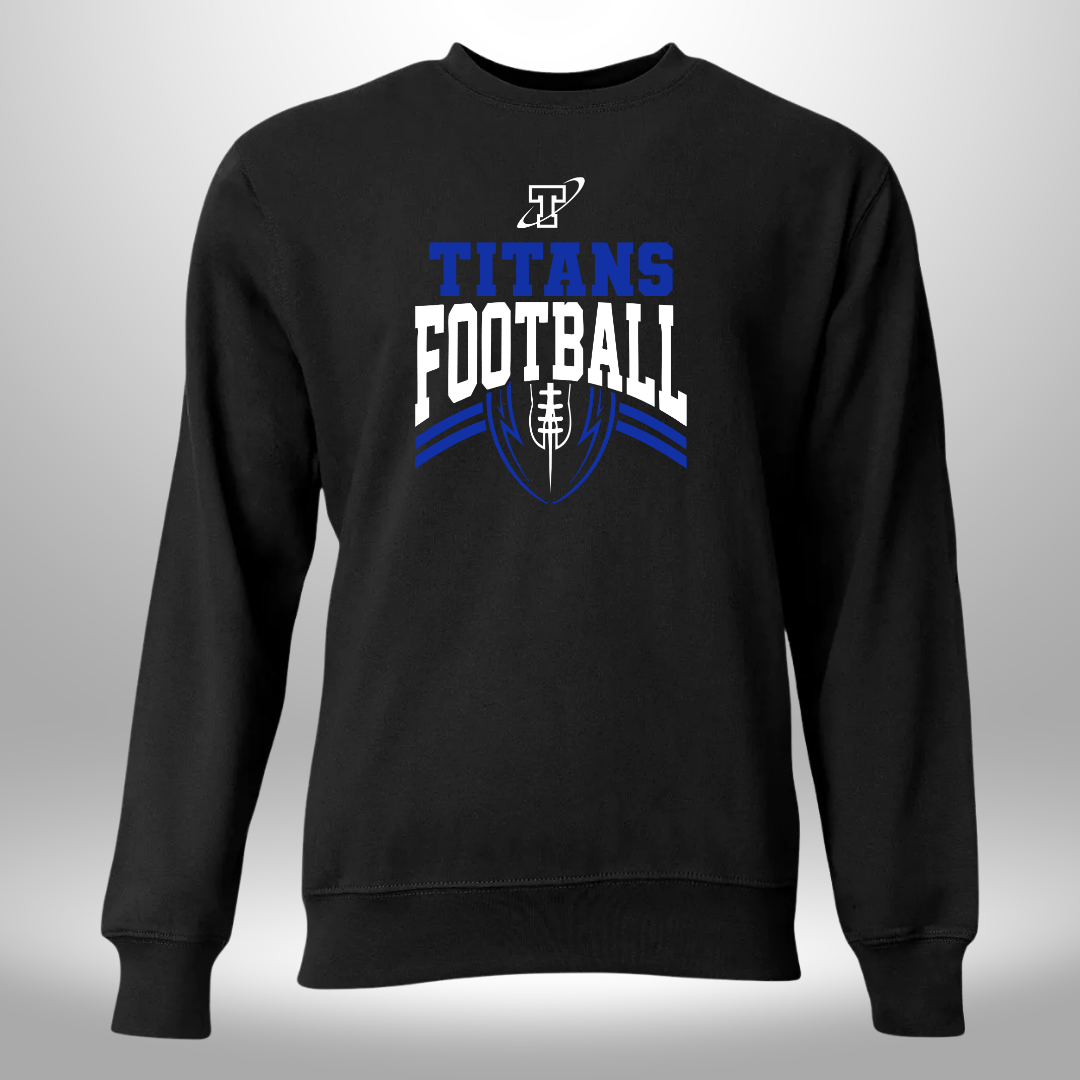 TITANS FOOTBALL LONG SLEEVE CREW NECK SWEATSHIRT