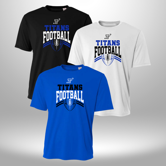 TITANS FOOTBALL PERFORMANCE TEE