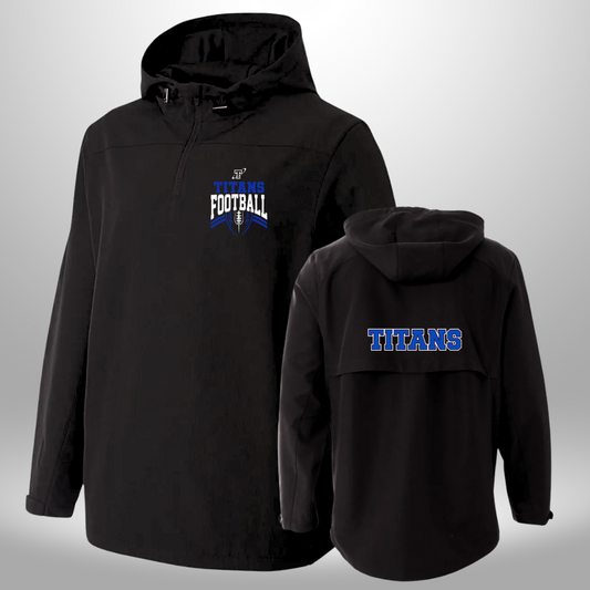 TITANS FOOTBALL QTR ZIP WINDBREAKER