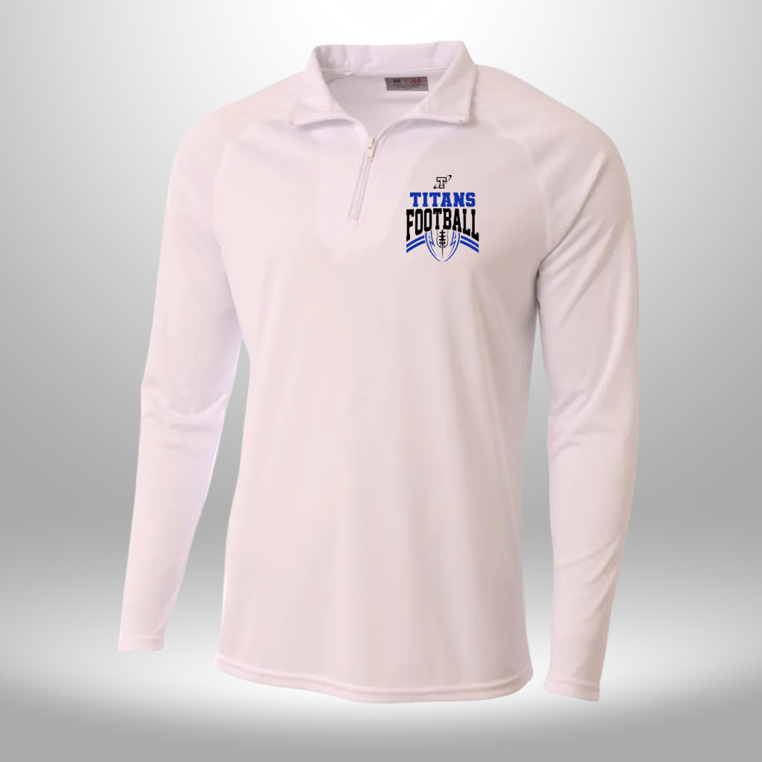 TITANS FOOTBALL PERFORMANCE QTR ZIP