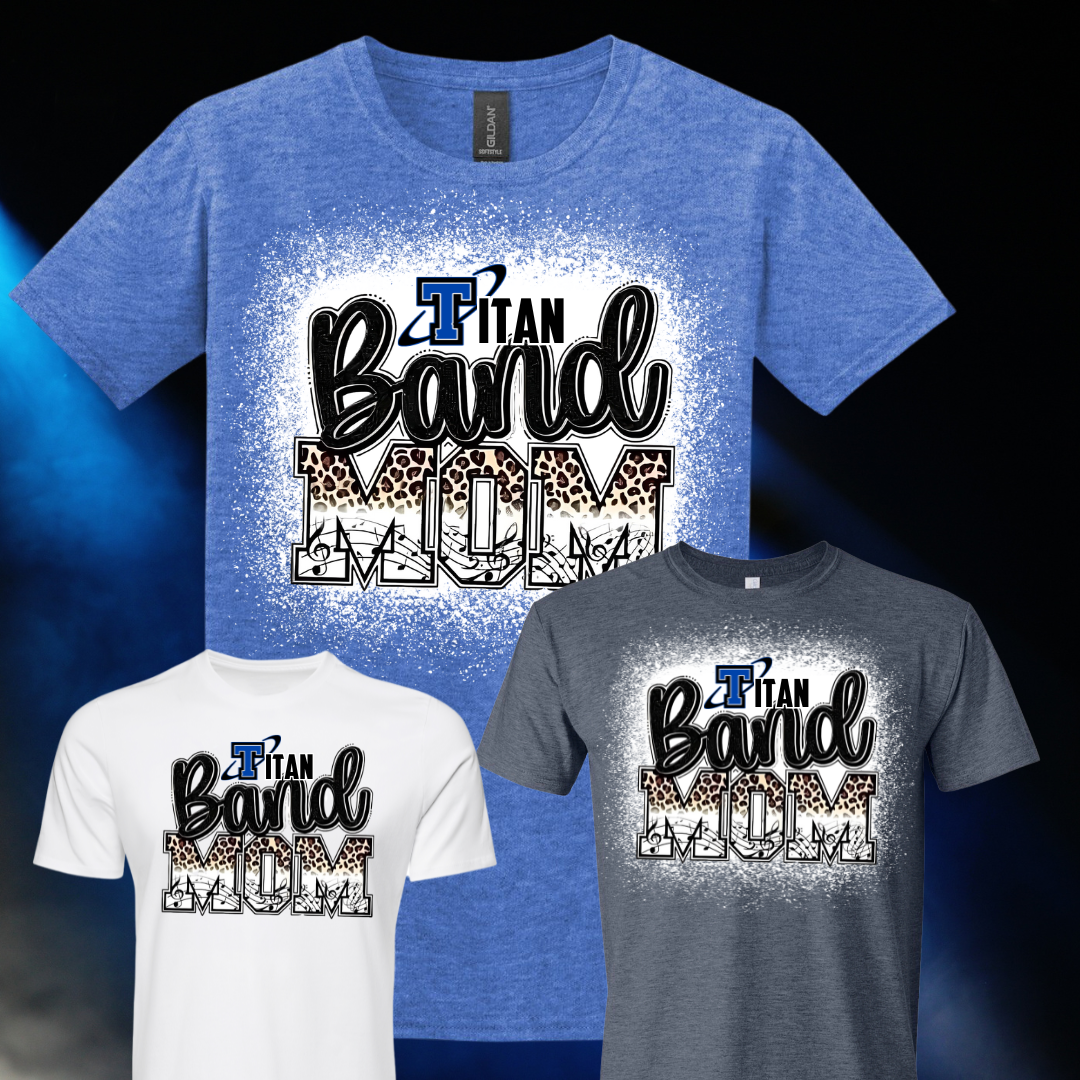 Papillion LaVista South Titan Band Mom T-Shirt