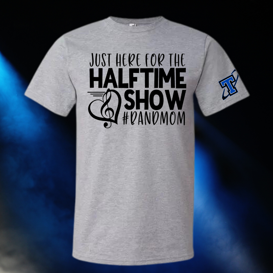 Papillion LaVista South Titans Band Just Here for the Halftime Show T-Shirt