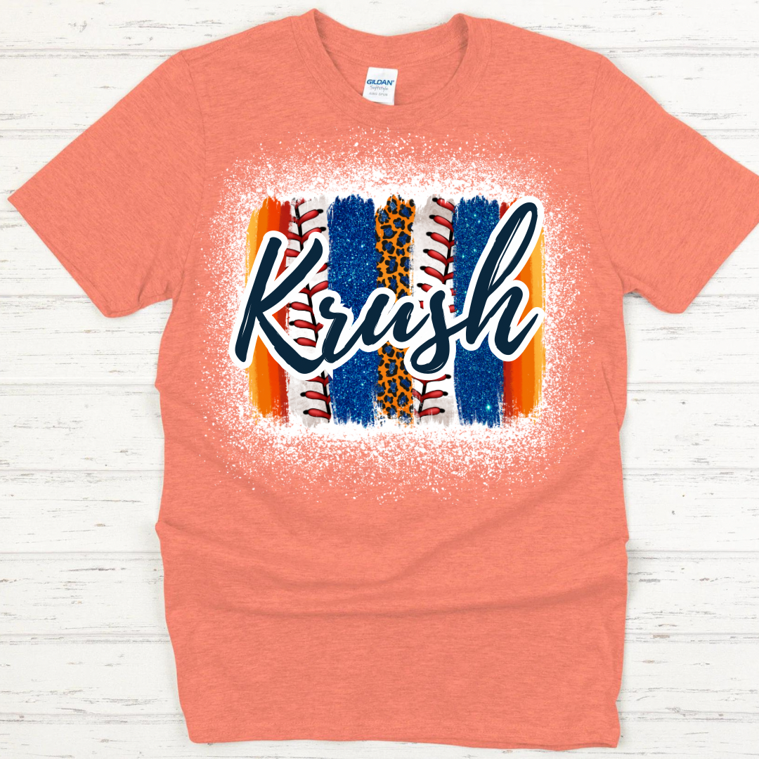 Krush Script Logo Bleached Shirt