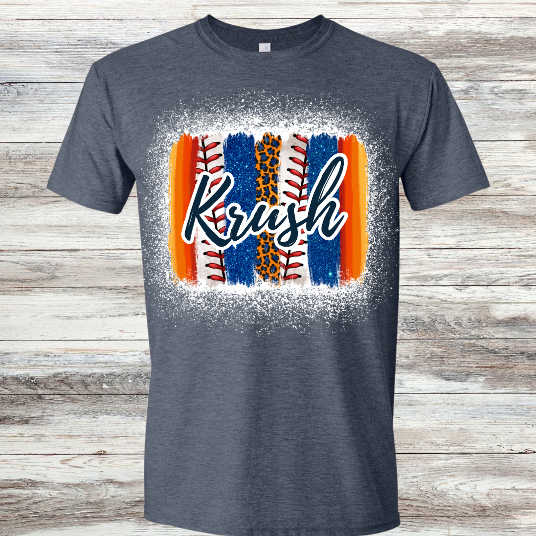 Krush Script Logo Bleached Shirt