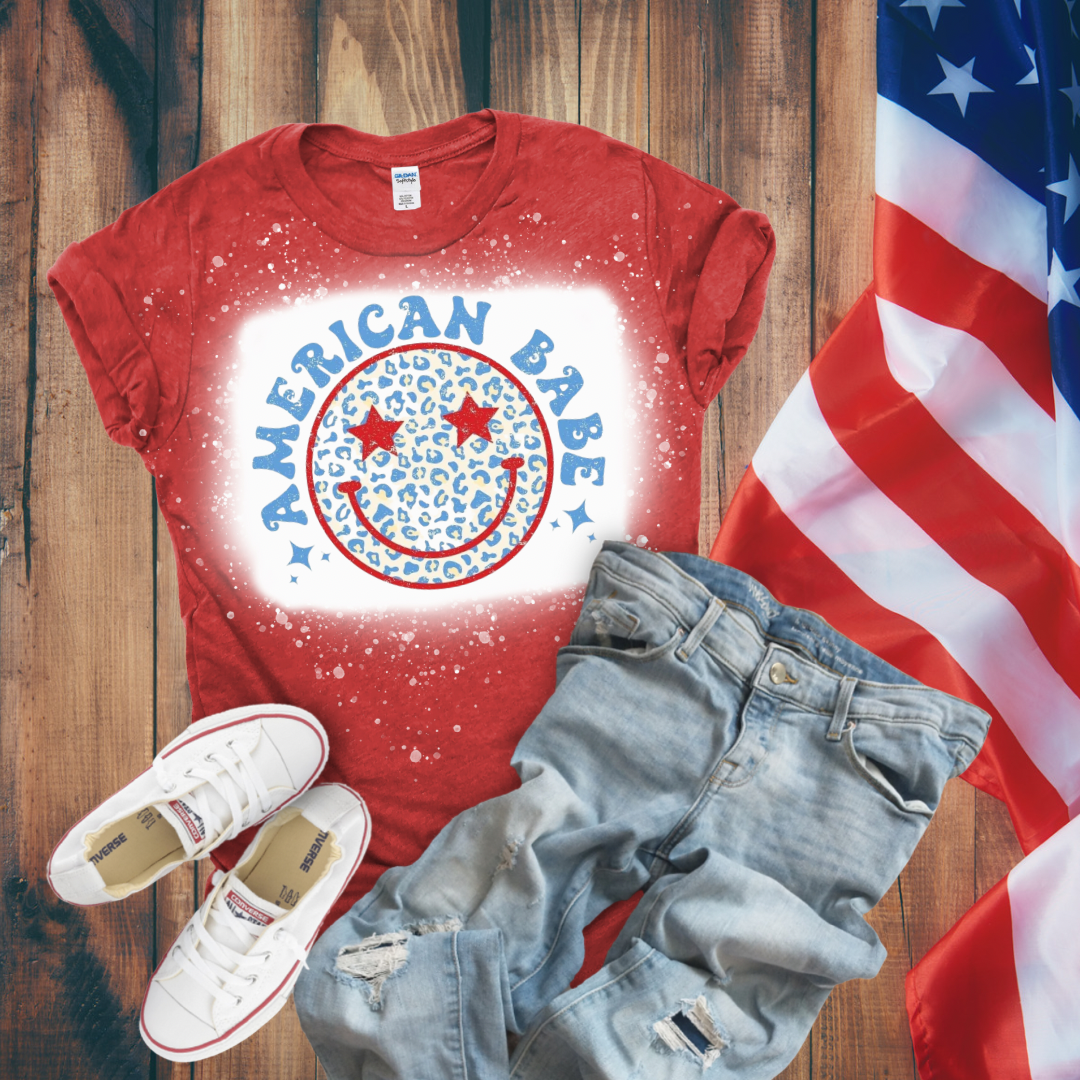 American Babe Bleached T-Shirt