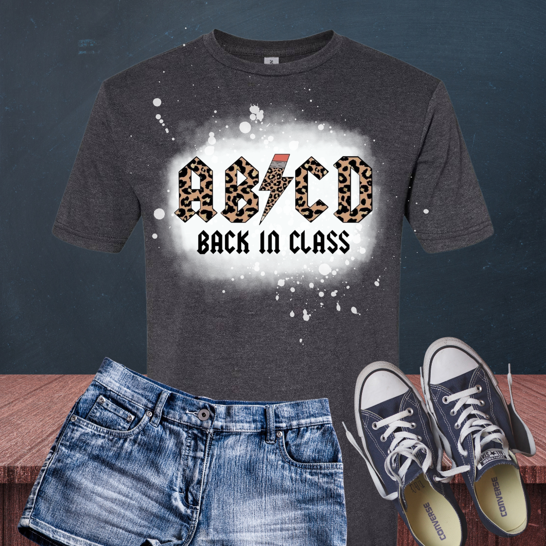 ABCD Back In Class Bleached T-Shirt
