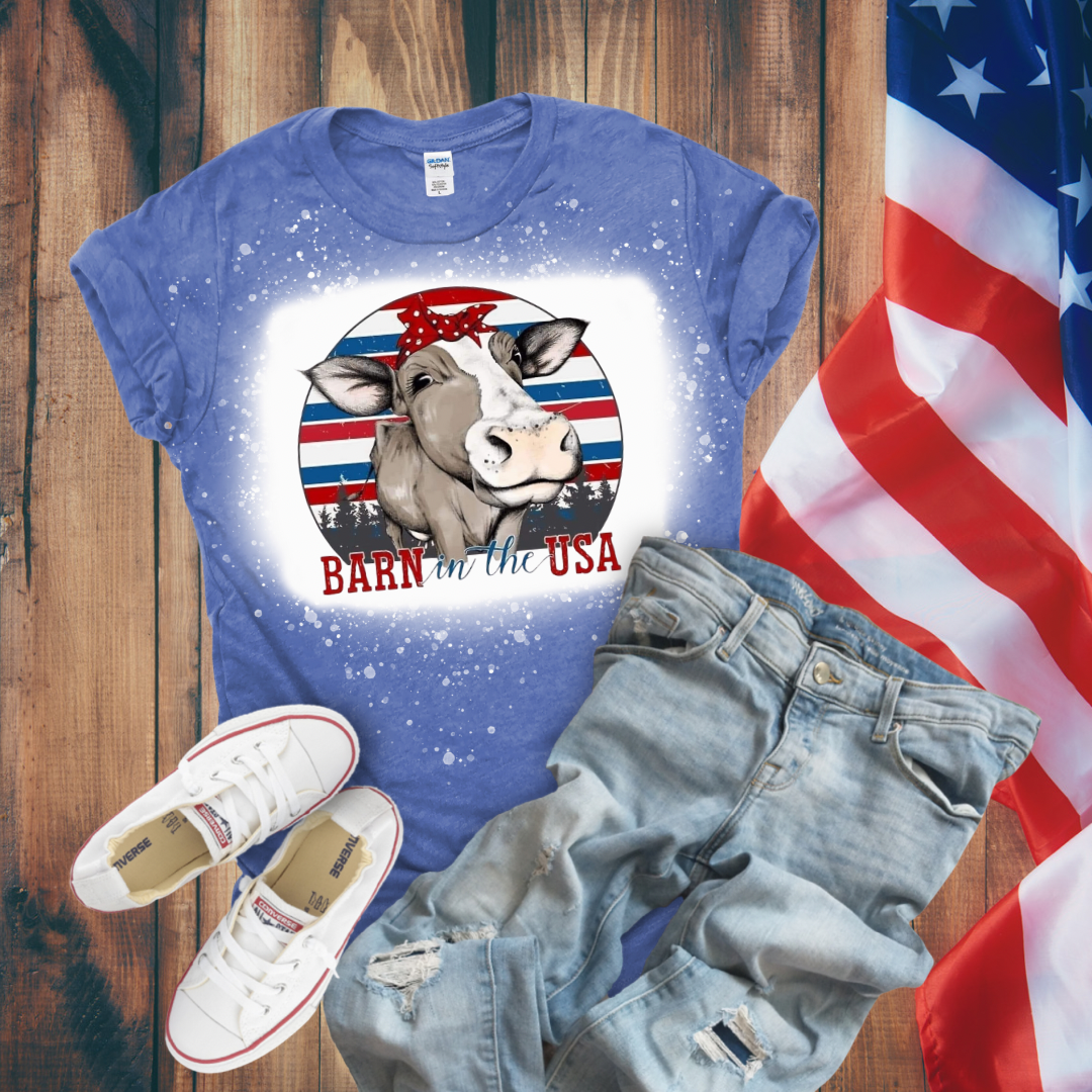 Barn in the USA Bleached T-Shirt