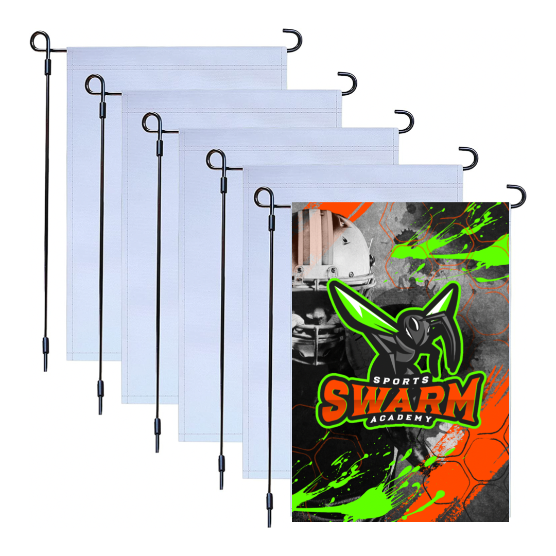 Swarm Sports Academy Garden Flag