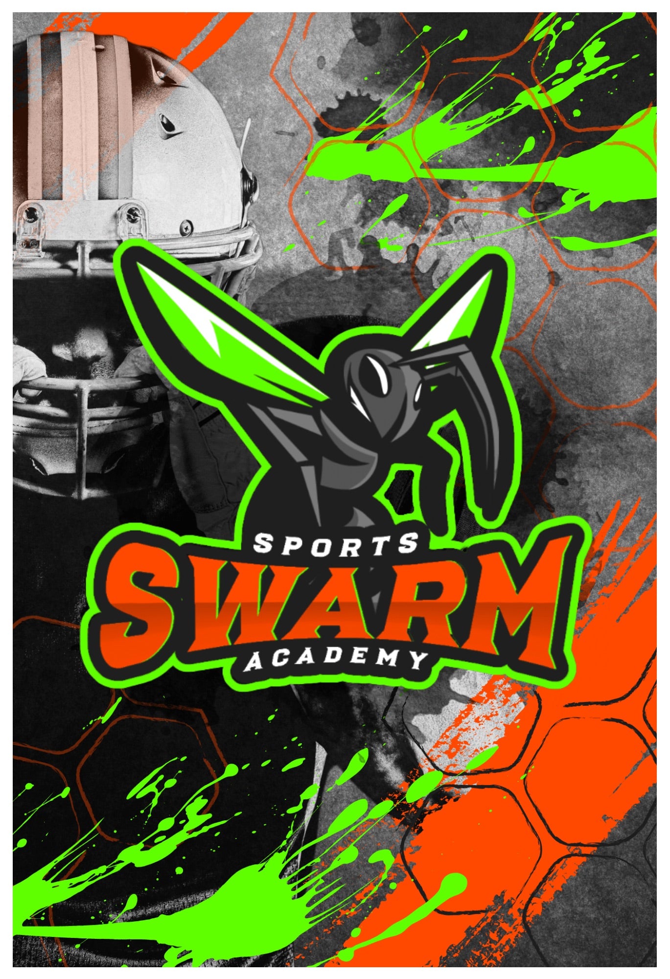 Swarm Sports Academy Garden Flag