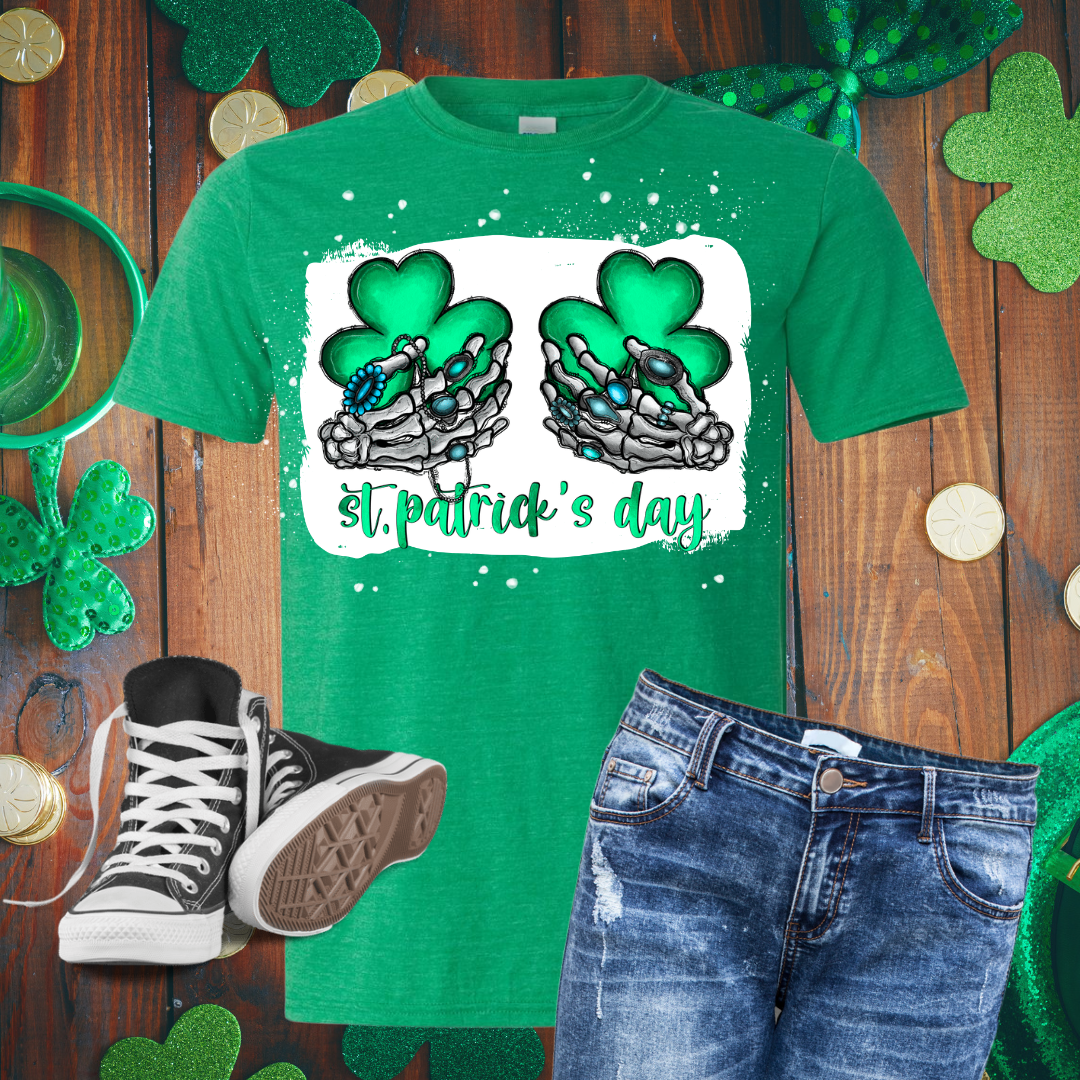 Lucky Hands Bleached T-Shirt