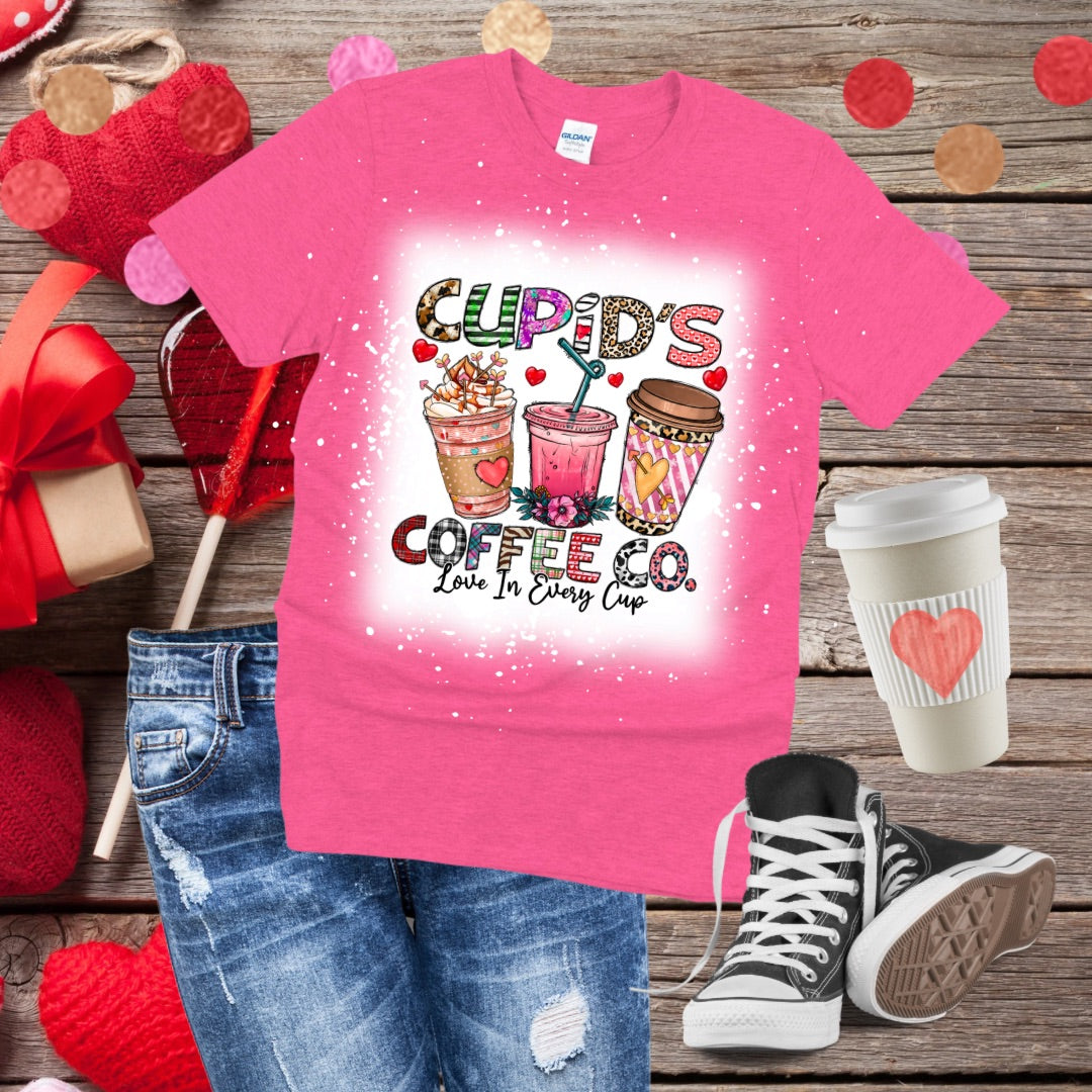 Cupid’s Coffee Company Bleached T-Shirt